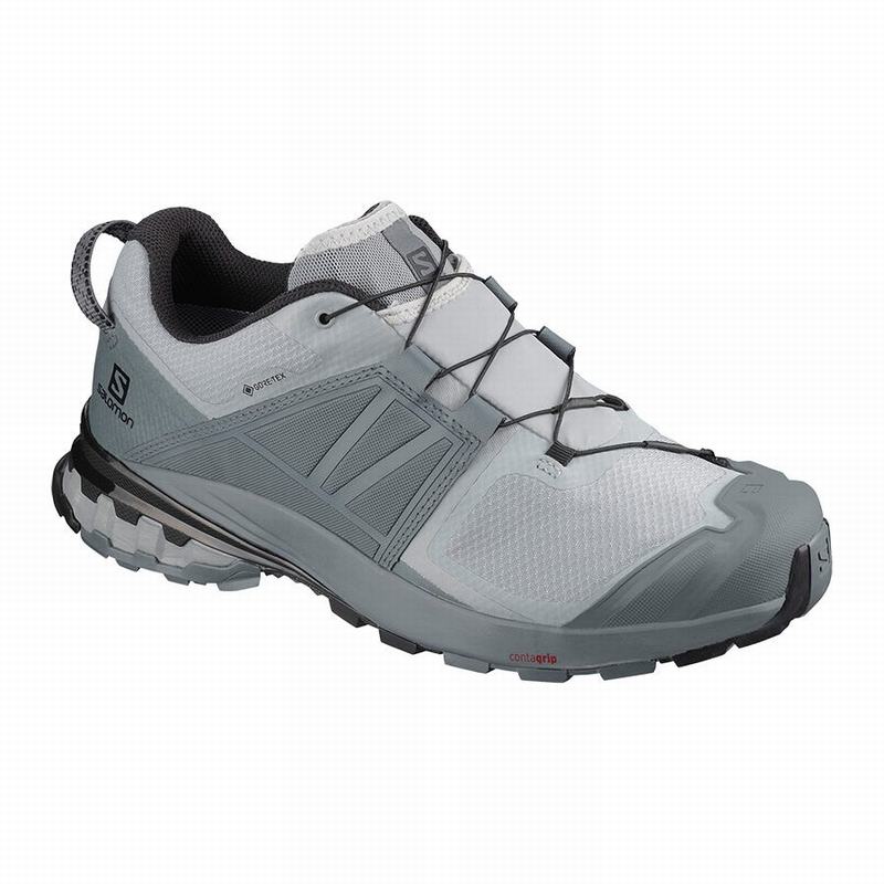 Salomon Israel XA WILD GORE-TEX - Mens Trail Running Shoes - Grey (VZAR-90237)